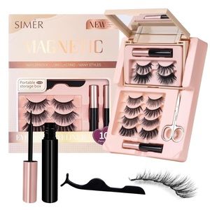 Magnetic Eyelashes with eyeliner kit